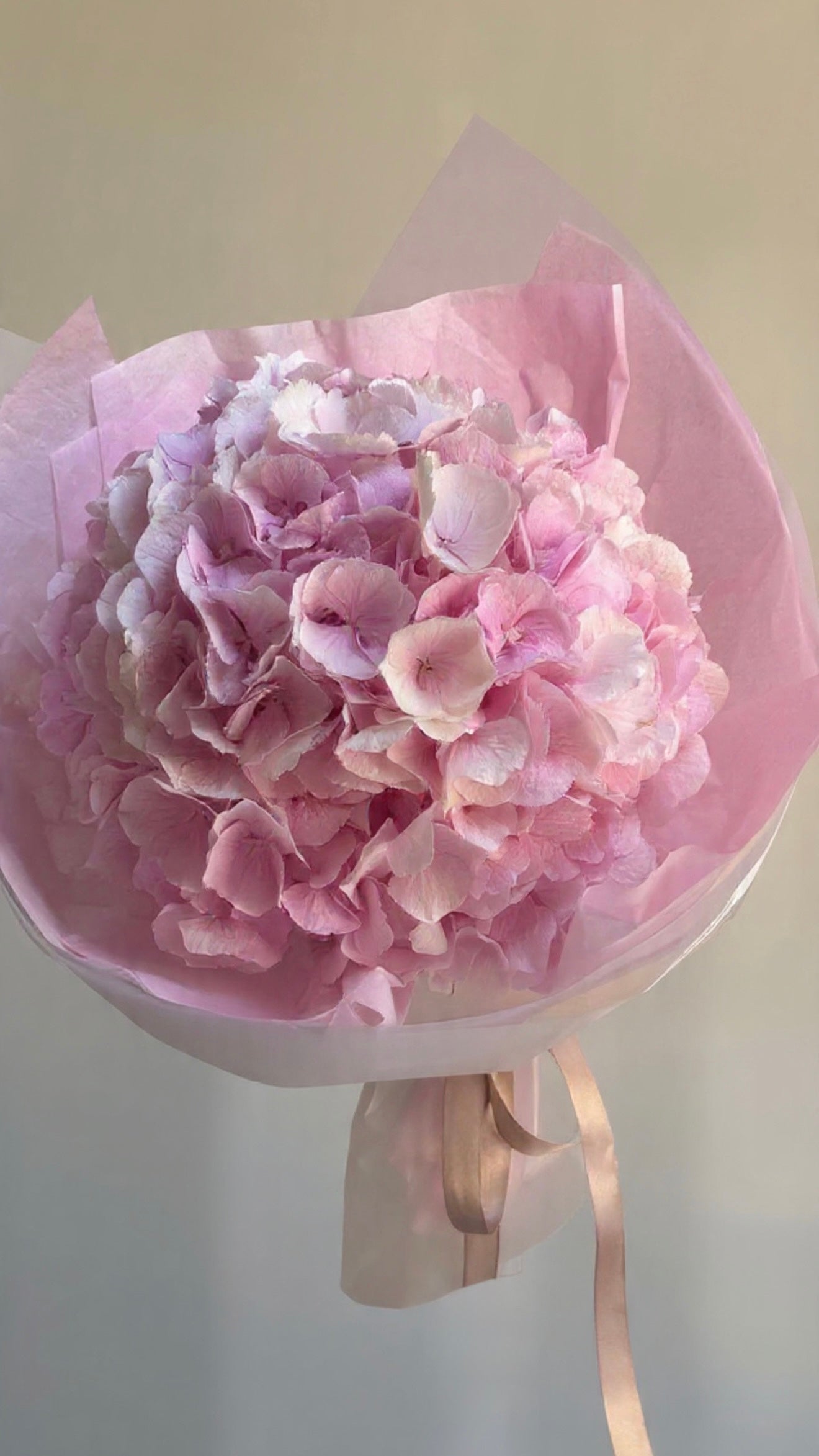 Malá kytice Hortenzie